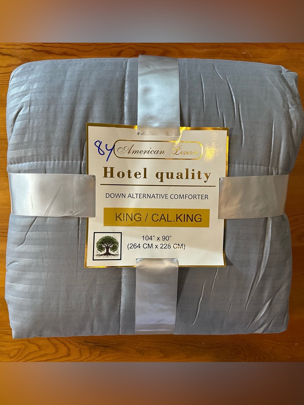 King/Cal. King 100% Cotton Down Alternative Comforter -NIP